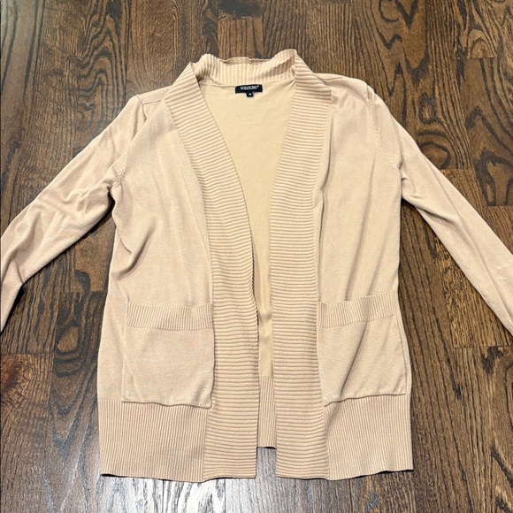 Voianlimo Women's Charcoal Black and Tan Cardigan Sweaters Set Of 2 Size Small - Picture 8 of 10